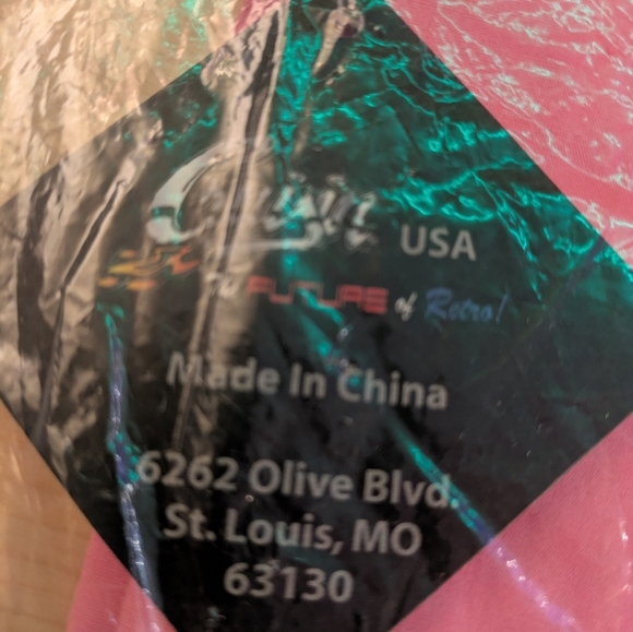 Crusing Pink Bowling Shirt with Black Accents Size Sm Nwt - Picture 7 of 8